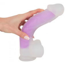 Светящийся в темноте фаллос Glow in the Dark Dildo 26,5 см