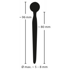 Силиконовый уретральный буж с жемчужиной Jewellery Pin