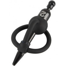 Пластиковый уретральный виброплаг с силиконовым кольцом под головку Penis Plug