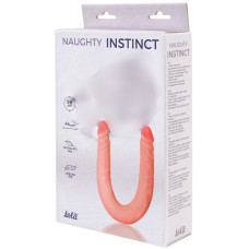 Двусторонний фаллоимитатор Naughty Instinct