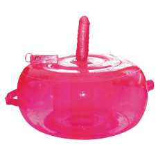 Надувное розовое кресло с вибронасадкой Love Vibrating Chair