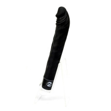 Черный вибратор из силикона Rouge Noir 19 см