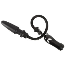 Надувная пробка с вибрацией Butt Plug