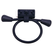 Лассо на пенис с клиторальным вибростимулятором Silicone Cock Ring