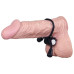 Лассо на пенис с клиторальным вибростимулятором Silicone Cock Ring