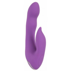Вибратор с клиторальным стимулятором Purple Vibe