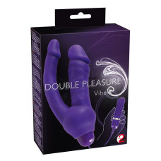 Двойной вибратор фиолетового цвета Double Pleasure