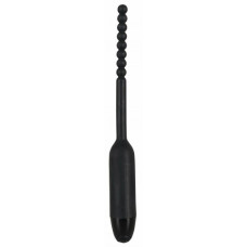 Рельефный вибротимулятор уретры Silicon Dilator Pearl