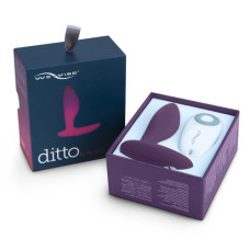 Анальная втулкаWe-Vibe Ditto с вибрацией и с дистанционным пультом фиолетовый