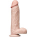 Реалистичный вибратор Best Cock с мошонкой на присоске 20 см