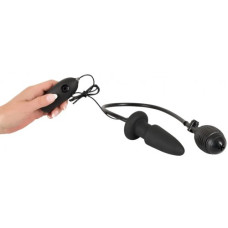 Расширяющаяся анальная пробка с вибрацией Inflatable Vibrating