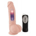 Реалистичный фаллос с пульсацией Medical Silicone 20 см