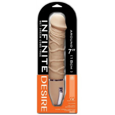 Реалистичный рельефный вибратор Infinite Desire 26 см