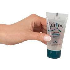 Веганский лубрикант JustGlide Premium с гиалуроном и пантенолом 50 мл