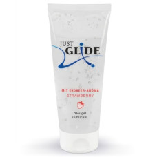Вагинальная смазка Justglide с ароматом клубники 200 мл