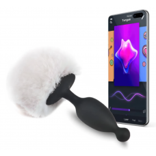 Анальная смарт-пробка со съемным хвостиком Magic Motion Bunny