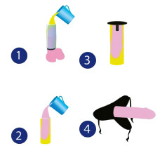 Набор для изготовления слепка пениса с трусиками для страпона Cloneboy Dildo Harness