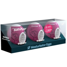 Набор яиц-мастурбаторов Satisfyer Masturbator Eggs Bubble 3 шт