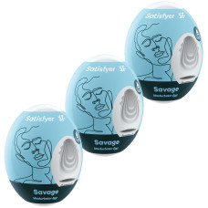 Набор яиц-мастурбаторов Satisfyer Masturbator Eggs Savage 3 шт