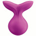Перезаряжаемый мини-массажер Satisfyer Viva La Vulva 3 малиновый