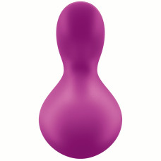 Перезаряжаемый мини-массажер Satisfyer Viva La Vulva 3 малиновый