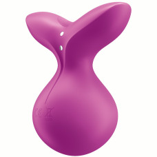 Перезаряжаемый мини-массажер Satisfyer Viva La Vulva 3 малиновый