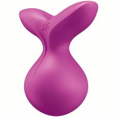 Перезаряжаемый мини-массажер Satisfyer Viva La Vulva 3 малиновый