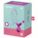 Перезаряжаемый мини-массажер Satisfyer Viva La Vulva 3 малиновый