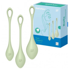 Вагинальные шарики Satisfyer Yoni Power 2 Kegel Balls салатовые
