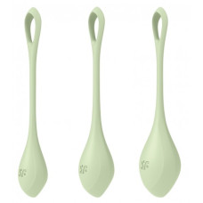 Вагинальные шарики Satisfyer Yoni Power 2 Kegel Balls салатовые