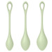 Вагинальные шарики Satisfyer Yoni Power 2 Kegel Balls салатовые