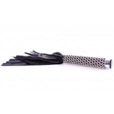 Плеть из натуральной кожи Metallic Charm 40 см