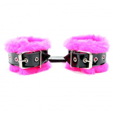 Наручники BDSM Light с розовым мехом
