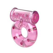 Эрекционное вибро-кольцо с презервативом Vibrator & Condom