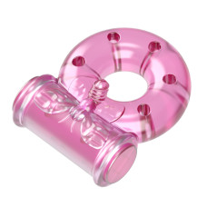 Эрекционное вибро-кольцо с презервативом Vibrator & Condom