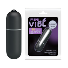 Вибропуля Mini Vibe с 10 режимами вибрации черная
