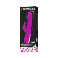 Вибратор с клиторальным стимулятором Pretty Love Robert