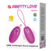 Перезаряжаемое виброяйцо с беспроводным управлением Pretty Love Joyce