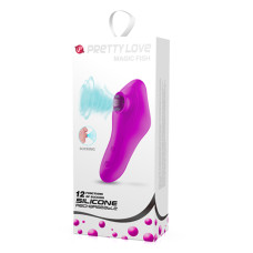 Стимулятор клитора с эффектом посасывания Pretty Love Magic Fish