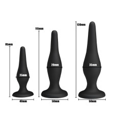 Набор силиконовых анальных пробок Beginners Mini Anal Kit