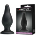 Черная анальная пробка на присоске Pretty Love Sturdy Silicone Anal Plug