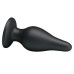 Черная анальная пробка на присоске Pretty Love Sturdy Silicone Anal Plug