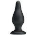 Черная анальная пробка на присоске Pretty Love Sturdy Silicone Anal Plug