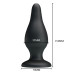 Черная анальная пробка на присоске Pretty Love Sturdy Silicone Anal Plug