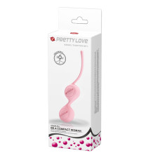 Вагинальные шарики со смещённым центром тяжести Pretty Love Kegel Tighten Up I розовые