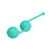Вагинальные шарики со смещённым центром тяжести Pretty Love Kegel Tighten Up III мятного цвета