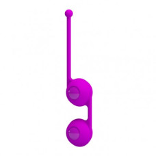 Вагинальные шарики со смещённым центром тяжести Pretty Love Kegel Tighten Up III пурпурные