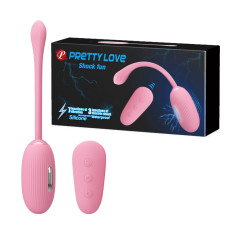 Виброяйцо Pretty Love Shock fun с электростимуляцией и дистанционным управлением