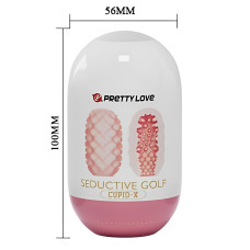 Двустороннее яйцо-мастурбатор Pretty Love Seductive Golf Cupid-X