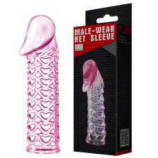 Насадка на пенис Male-Wear Net Sleeve розовая